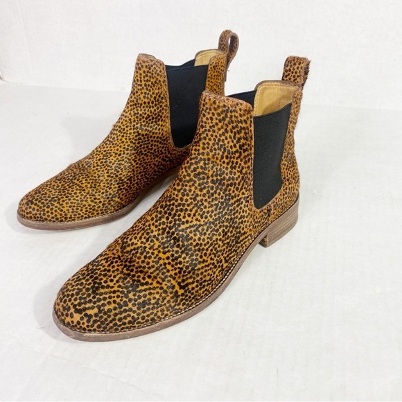 MADEWELL Ainsley Chelsea Boot in Spotted Calf Hair - Picture 3 of 16